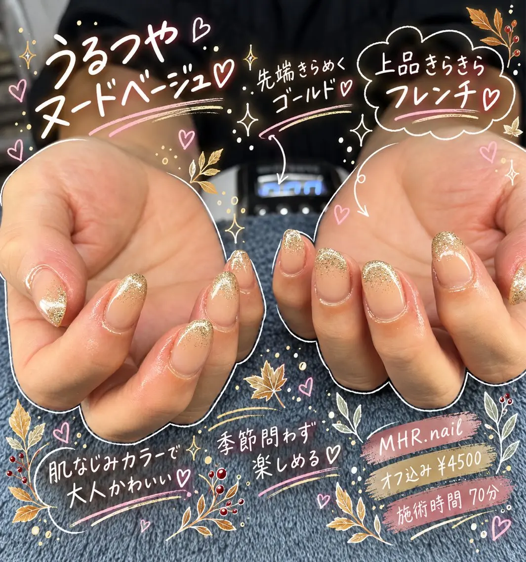 ネイル ハンドネイル フットネイル MHR nailのネイルデザイン