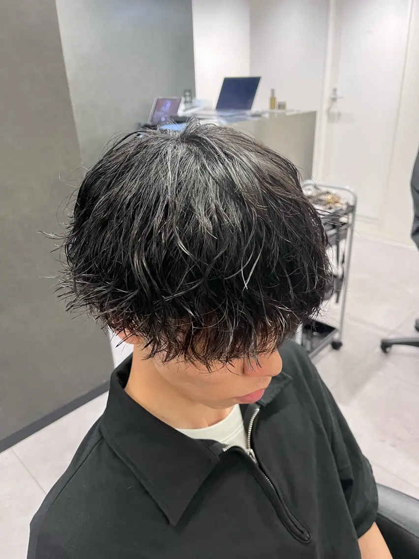 パーマ メンズ カット パーマ 💥パーマ特化💥 /メンズ専門/そらのヘアスタイル