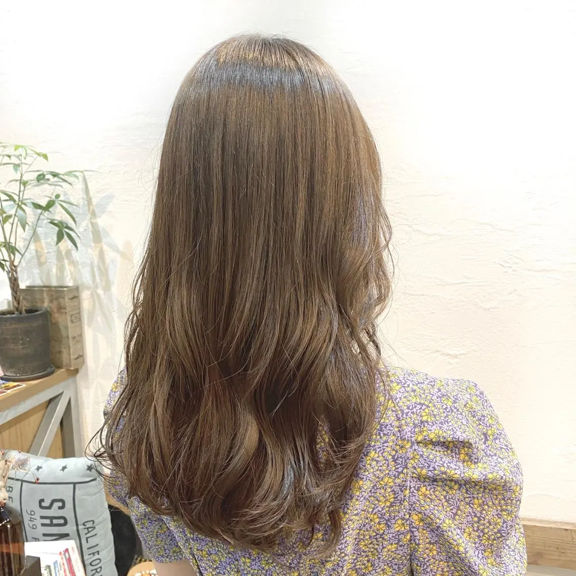 ロング カラー グレージュ 学生 トリートメント 韓国ヘア☁️ mitsukiのヘアスタイル