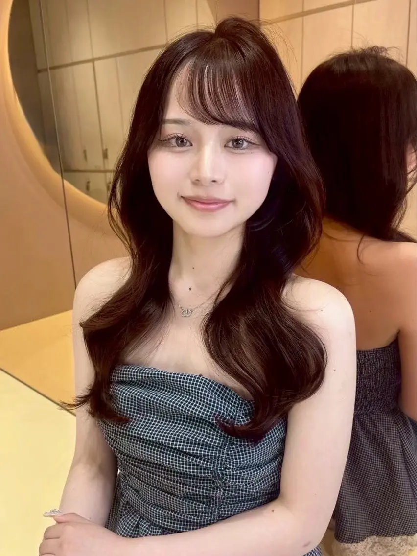 ロング 大宮／甘め韓国ヘア／ Kurumi🎀のヘアスタイル