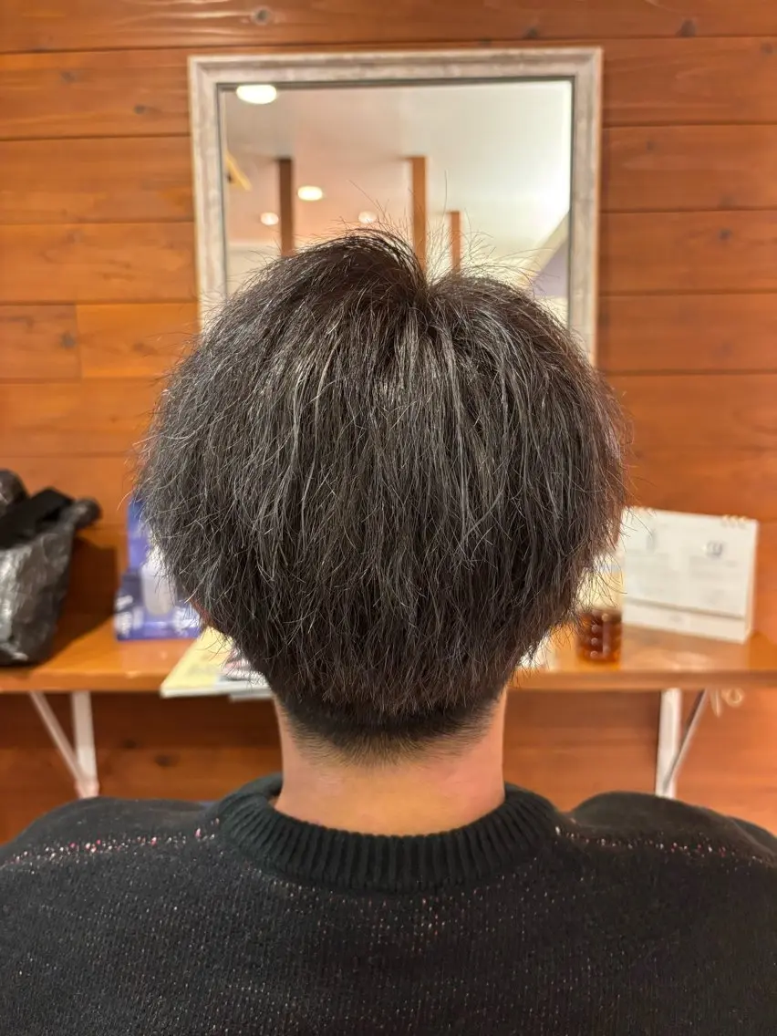 メンズカットの写真