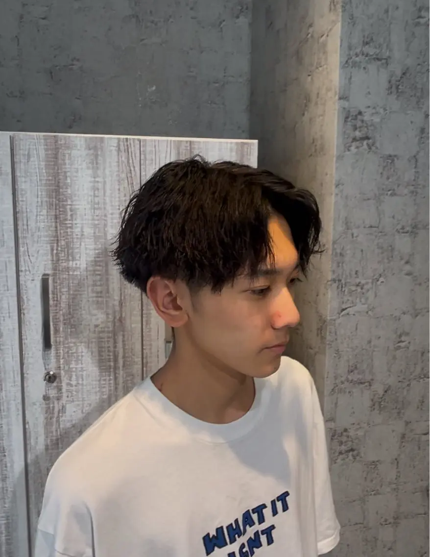 6月メンズ限定【メンズカットパーマ】#ツイスト#ツイストスパイラル＃ニュアンス#フェザー＃波巻きの写真