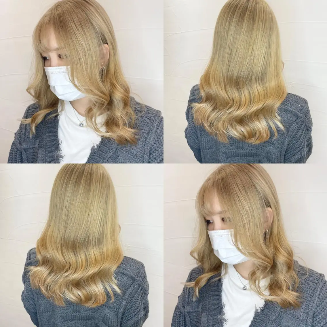 カラー アディクシーカラー バレイヤージュ ブリーチ ケアブリーチ 透明感カラー ヘアカラー 水戸/ブリーチカラー ♠️♠️會澤遼真のヘアスタイル