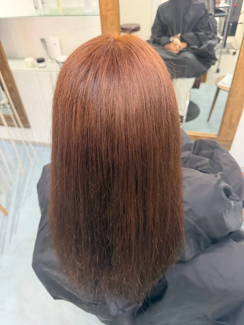 ロング カラー 村上 姫嘉のヘアスタイル