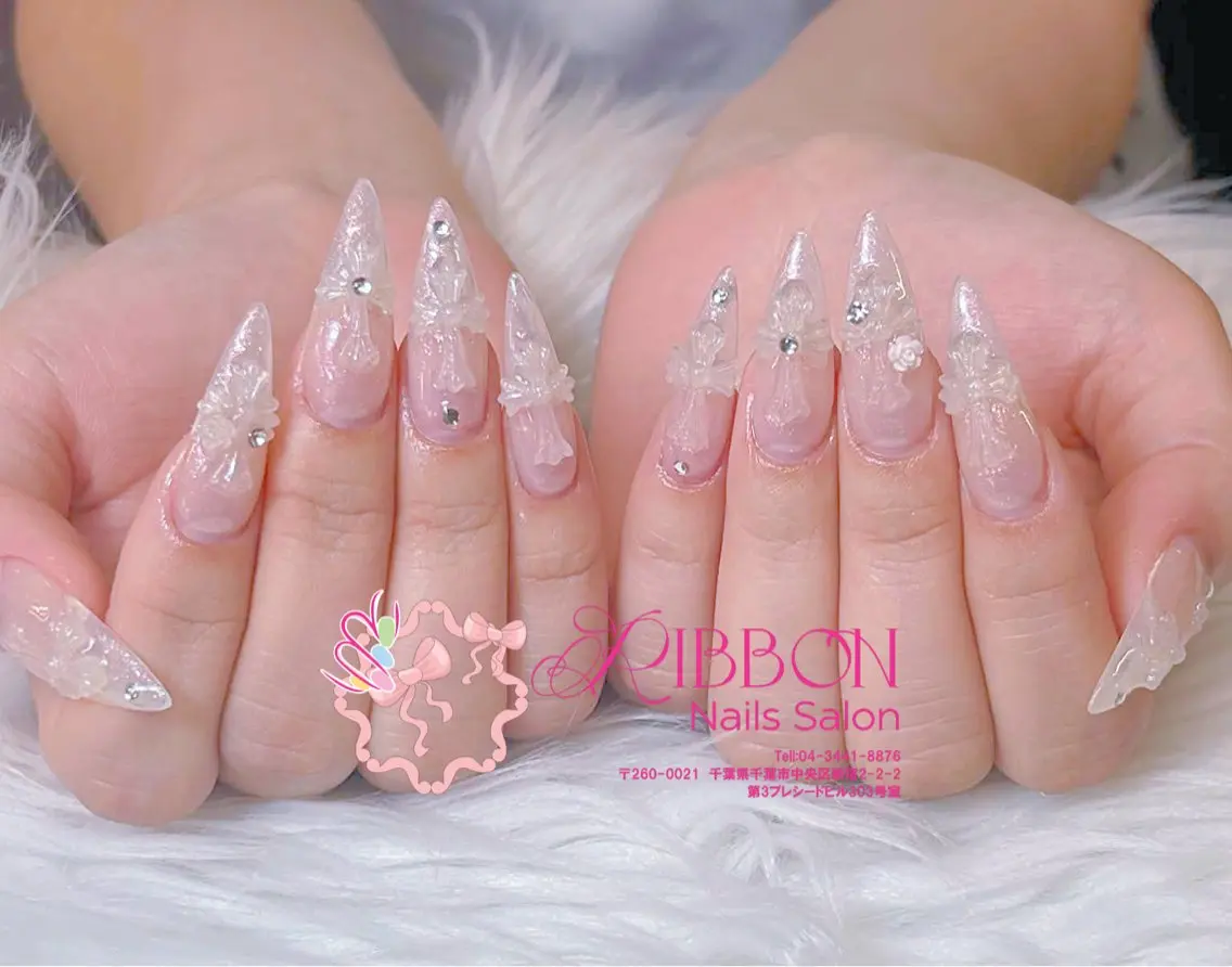 ネイル ハンドネイル Ribbonnail salonのネイルデザイン