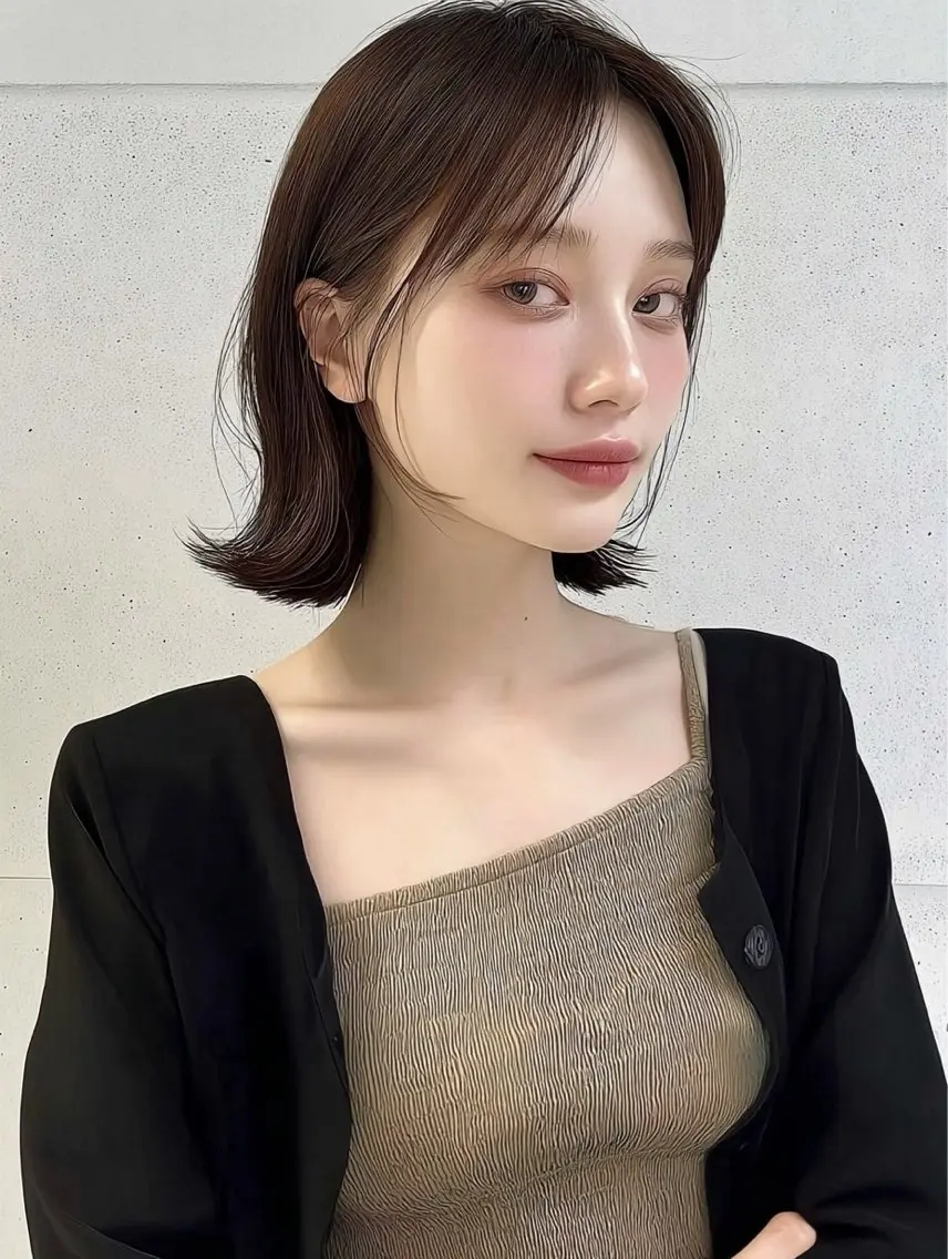 ミディアム 林 佑輔のヘアスタイル