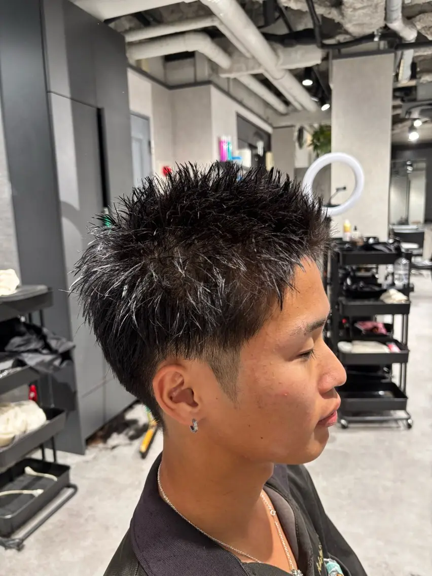 メンズ スパイキーショート カット メンズ専門店NEXT NEO パーマ特化のヘアスタイル