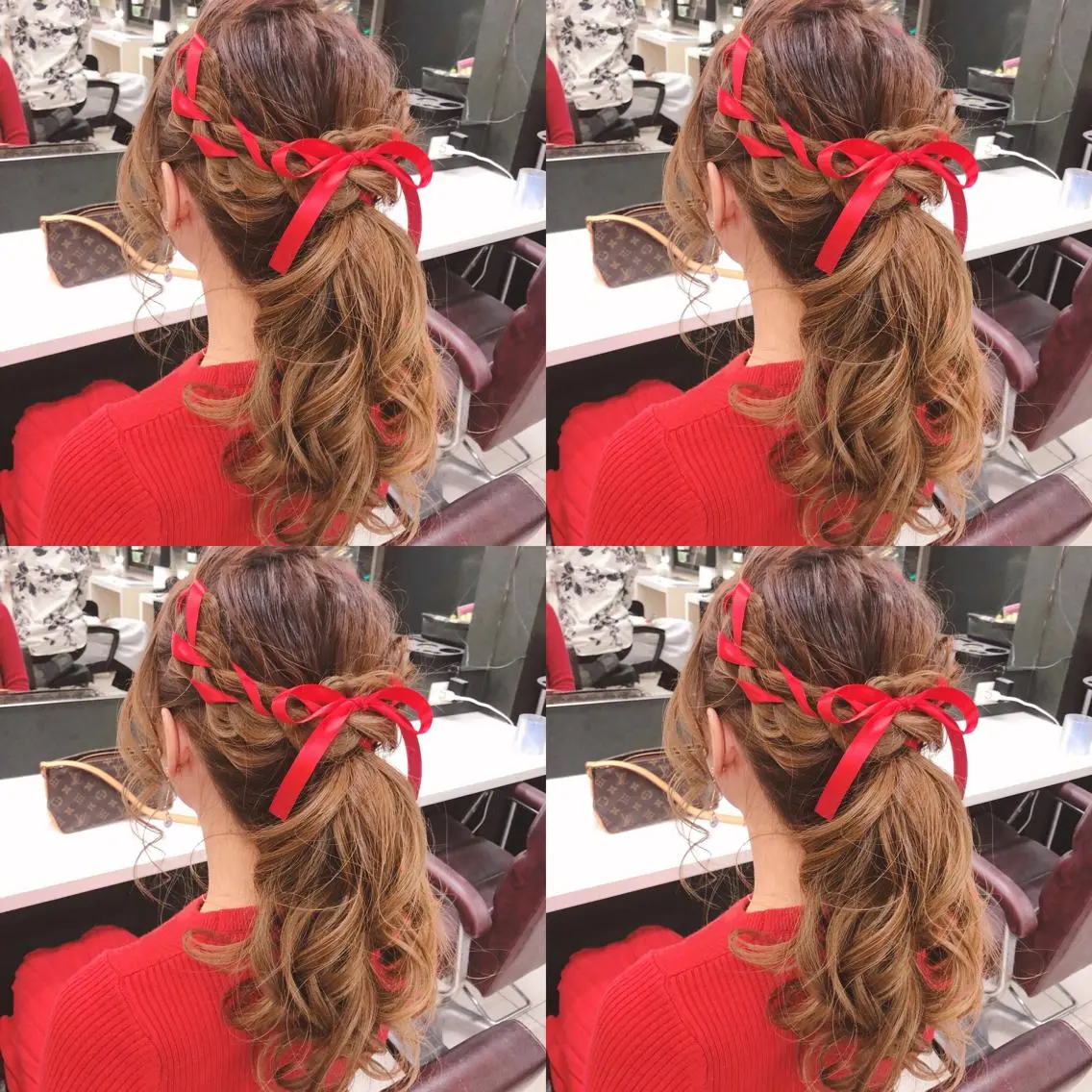 セミロング ヘアアレンジ ヘアセット 🌷MAYU 🌷のヘアスタイル