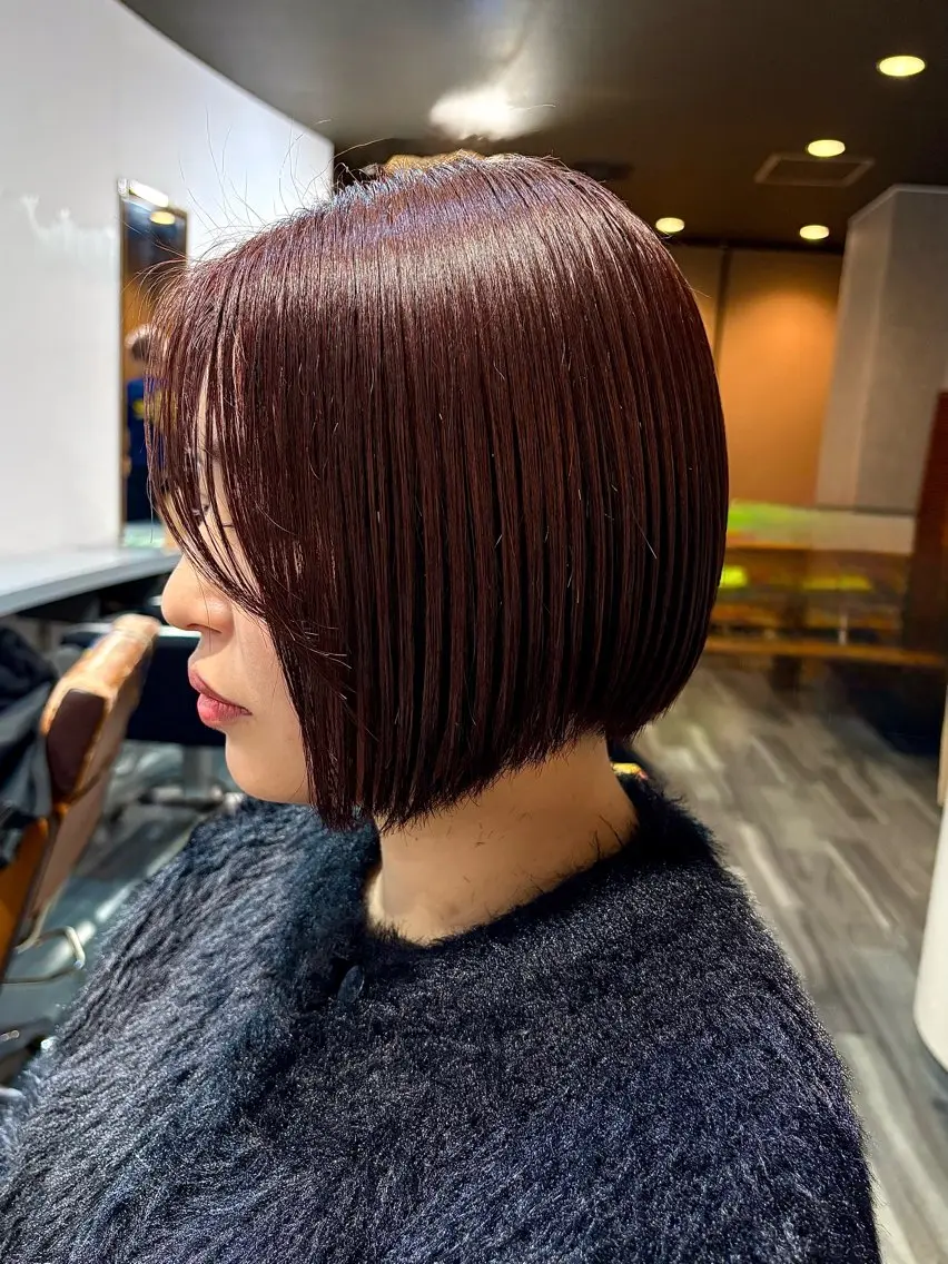 ショート カラー ヘアカラー のどか 노도카のヘアスタイル