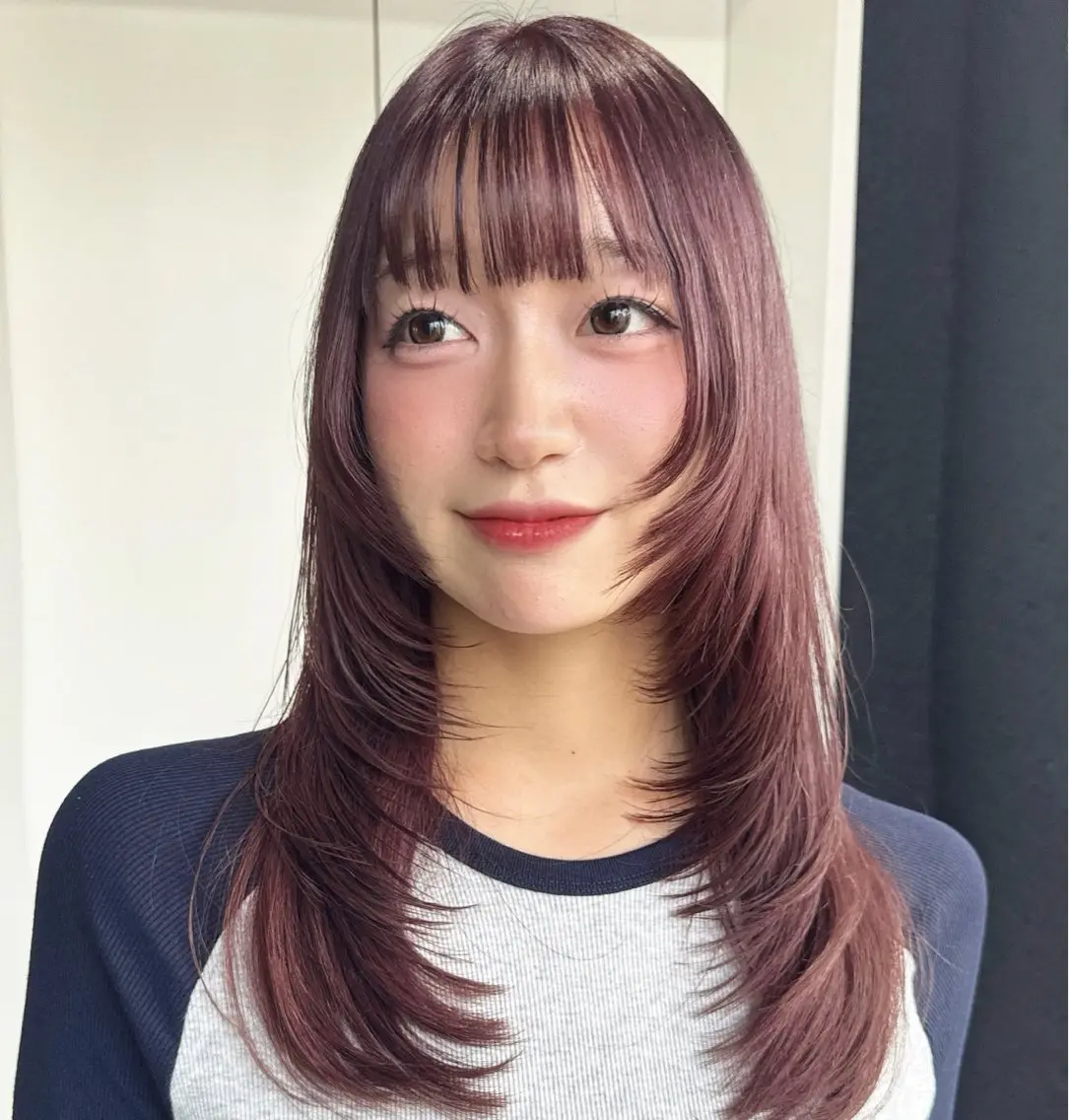 ミディアム カラー ヘアカラー 透明感•ハイトーン /🪽ゆずほ🪽のヘアスタイル
