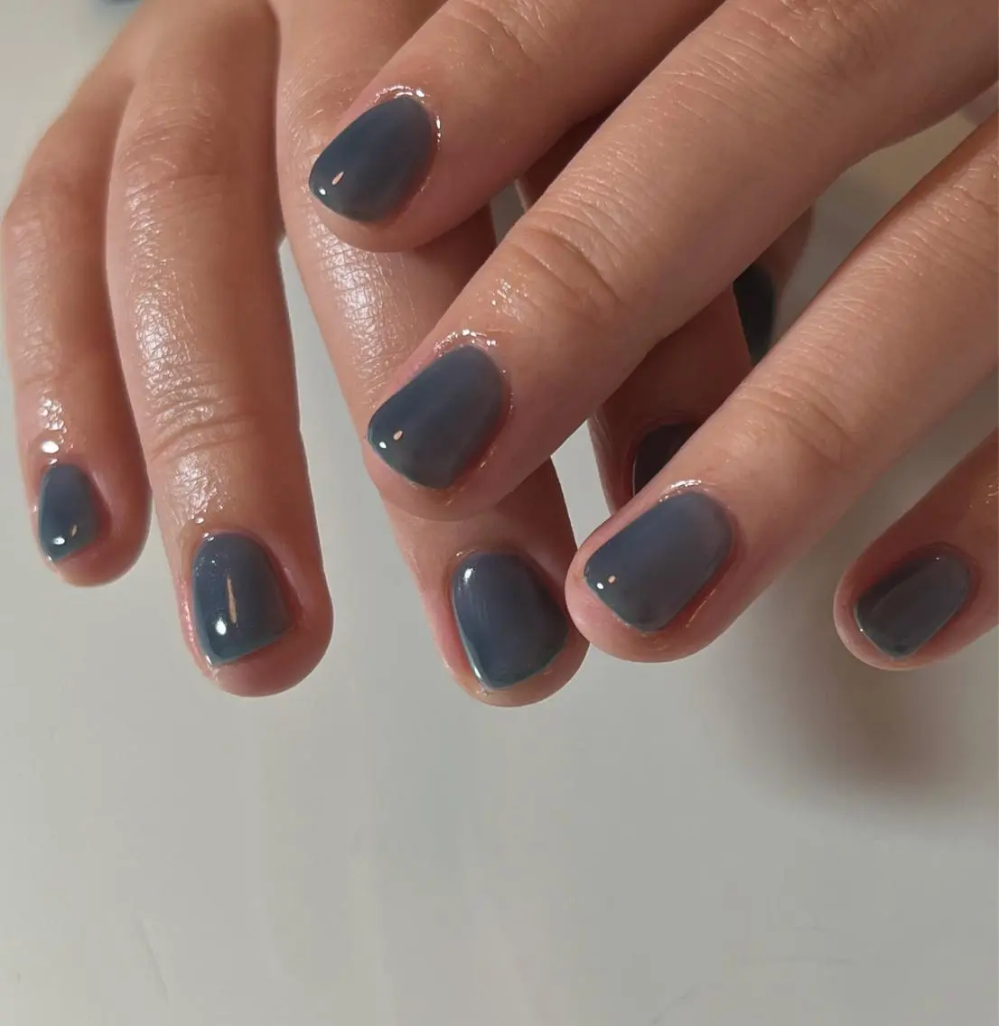 ネイル ブルー ハンドネイル nailsalon yoiのネイルデザイン