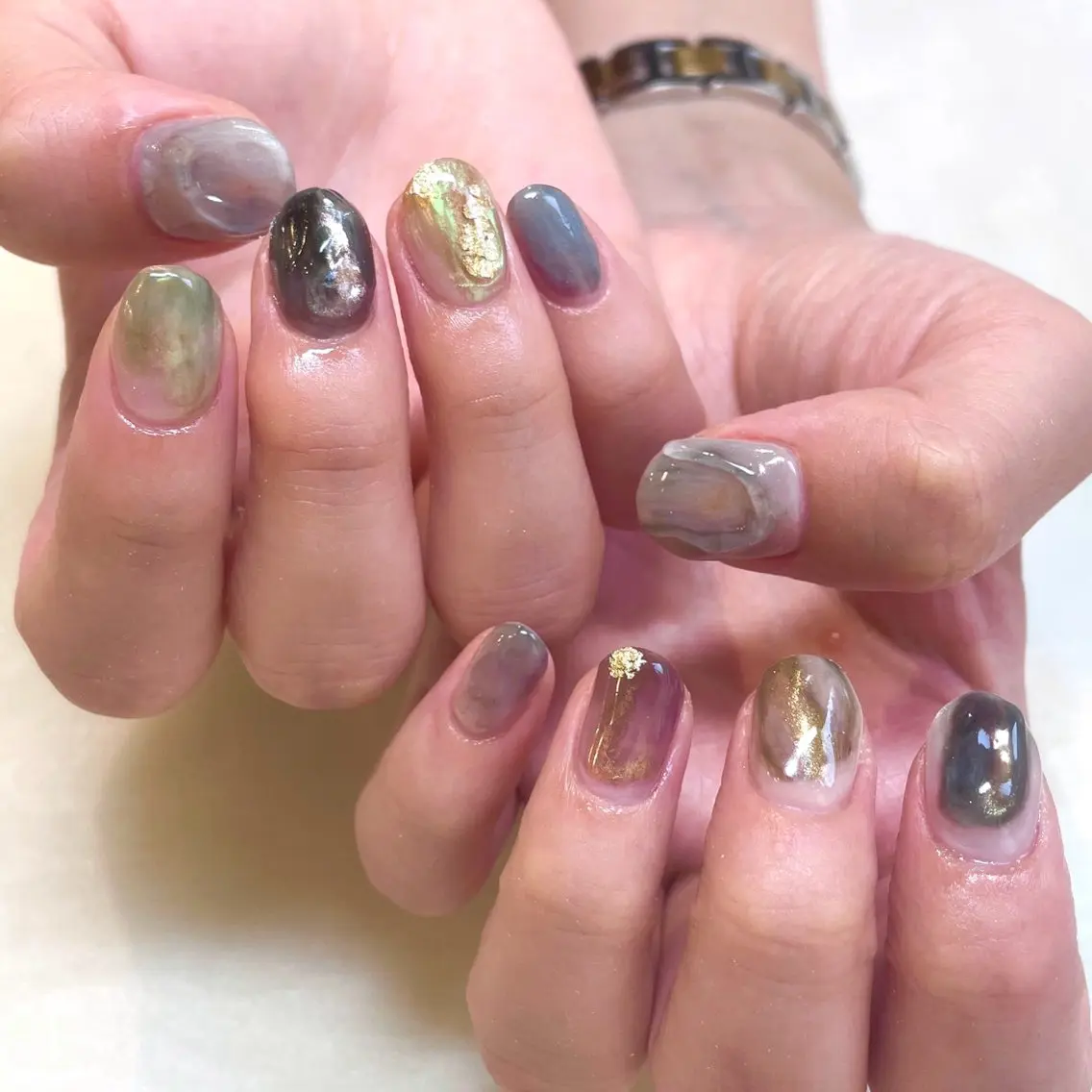 ネイル ハンドネイル 新井 ひなののネイルデザイン