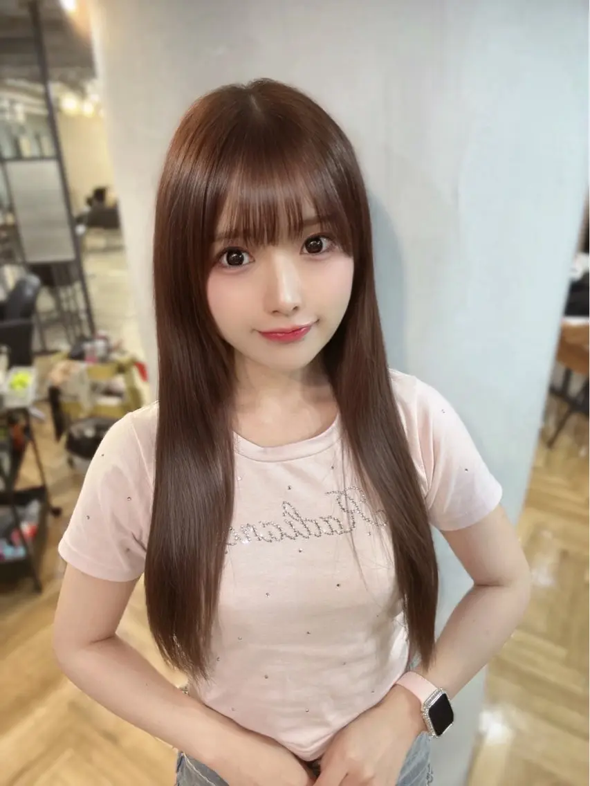 ロング ヘアカラー トリートメント ヘアセット 佐藤景流/自由が丘で 叶う髪質改善/メンズのヘアスタイル