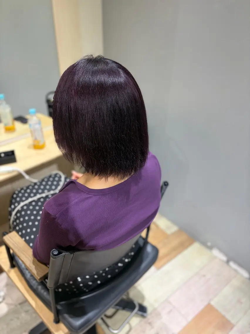ショート ヘアカラー 💜🦋 COCONA🦋💜のヘアスタイル