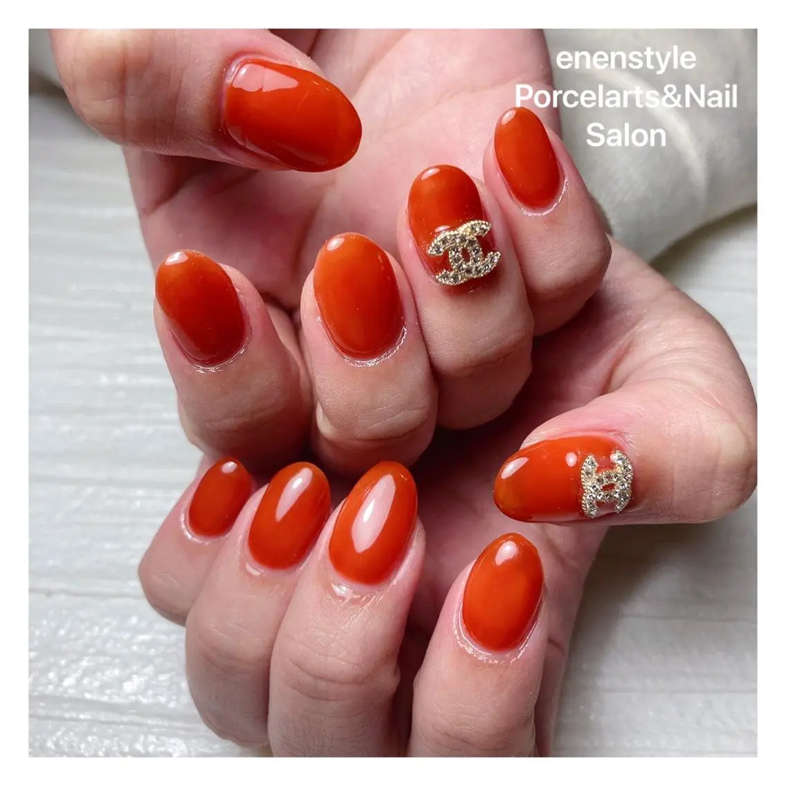 ミディアム ネイル 🐾enen style 🐾のネイルデザイン