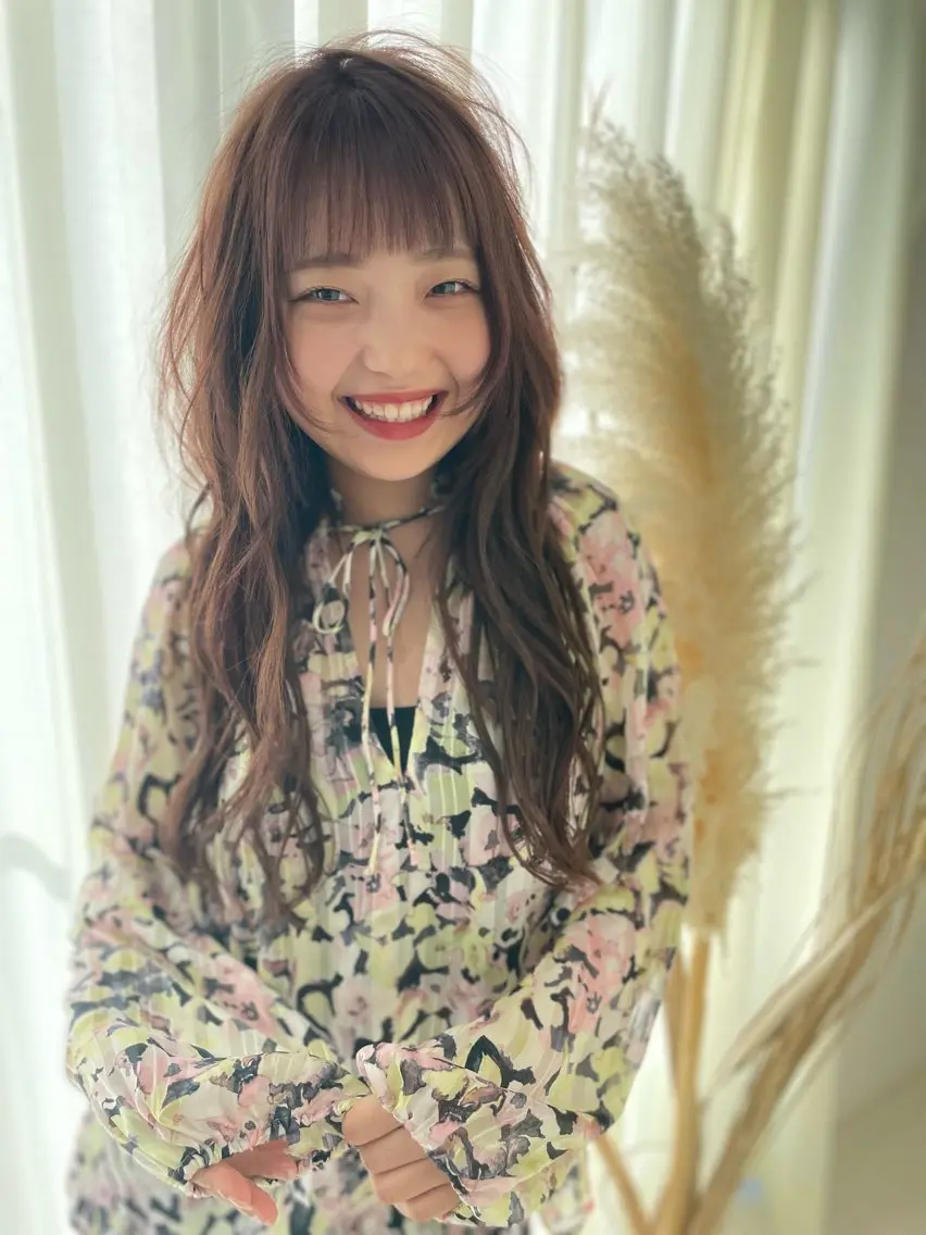 セミロング カラー 顔周りカット 髪質改善 ☆髪質改善☆ 河野真也のヘアスタイル