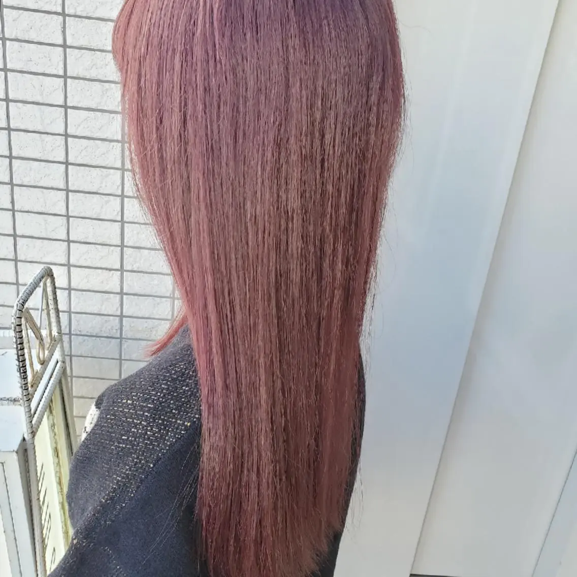 ロング カラー ブリーチ ピンクカラー 堀 凌紀のヘアスタイル