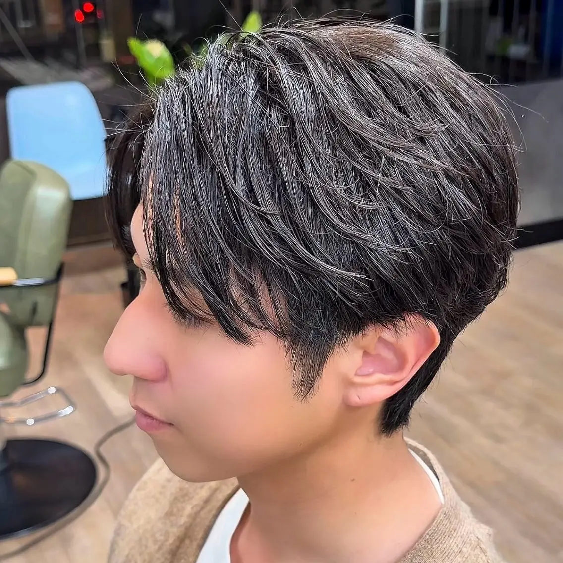 パーマ メンズ メンズパーマ ニュアンスパーマ カット パーマ メンズパーマ/メンズ カット/たばたよしきのヘアスタイル