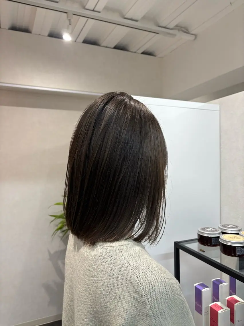 ミディアム ヘアカラー haku【津久野店】 ERIKAのヘアスタイル