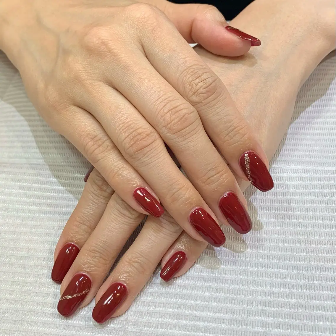 ネイル ジェルネイル ワンカラーネイル パラジェル ハンドネイル N°nail名駅 ナンバーネイルのネイルデザイン