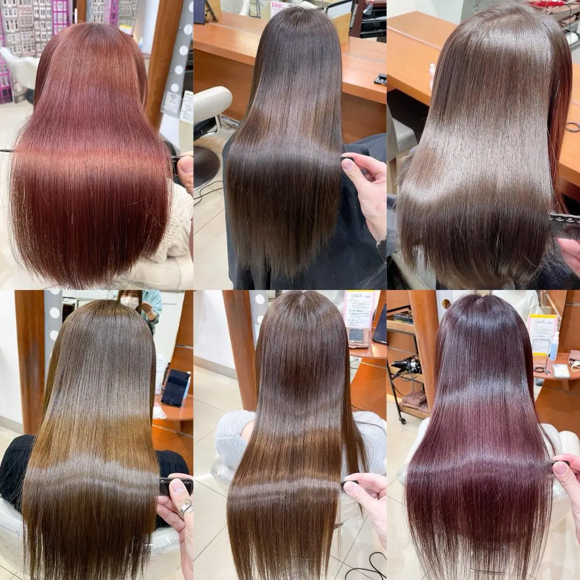 ロング カラー ヘアカラー トリートメント 縮毛矯正/髪質改善 /韓国風　山川春輝のヘアスタイル