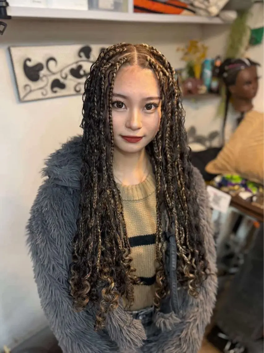 ロング ヘアアレンジ エクステ ヘアセット scamp⭐️ さくらのヘアスタイル