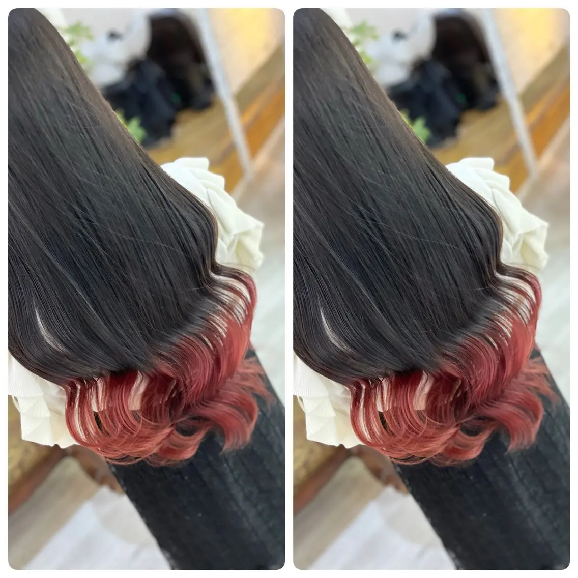 ロング ロング ヘアカラー 飯星慧斗 /ブリーチ、縮毛矯正のヘアスタイル