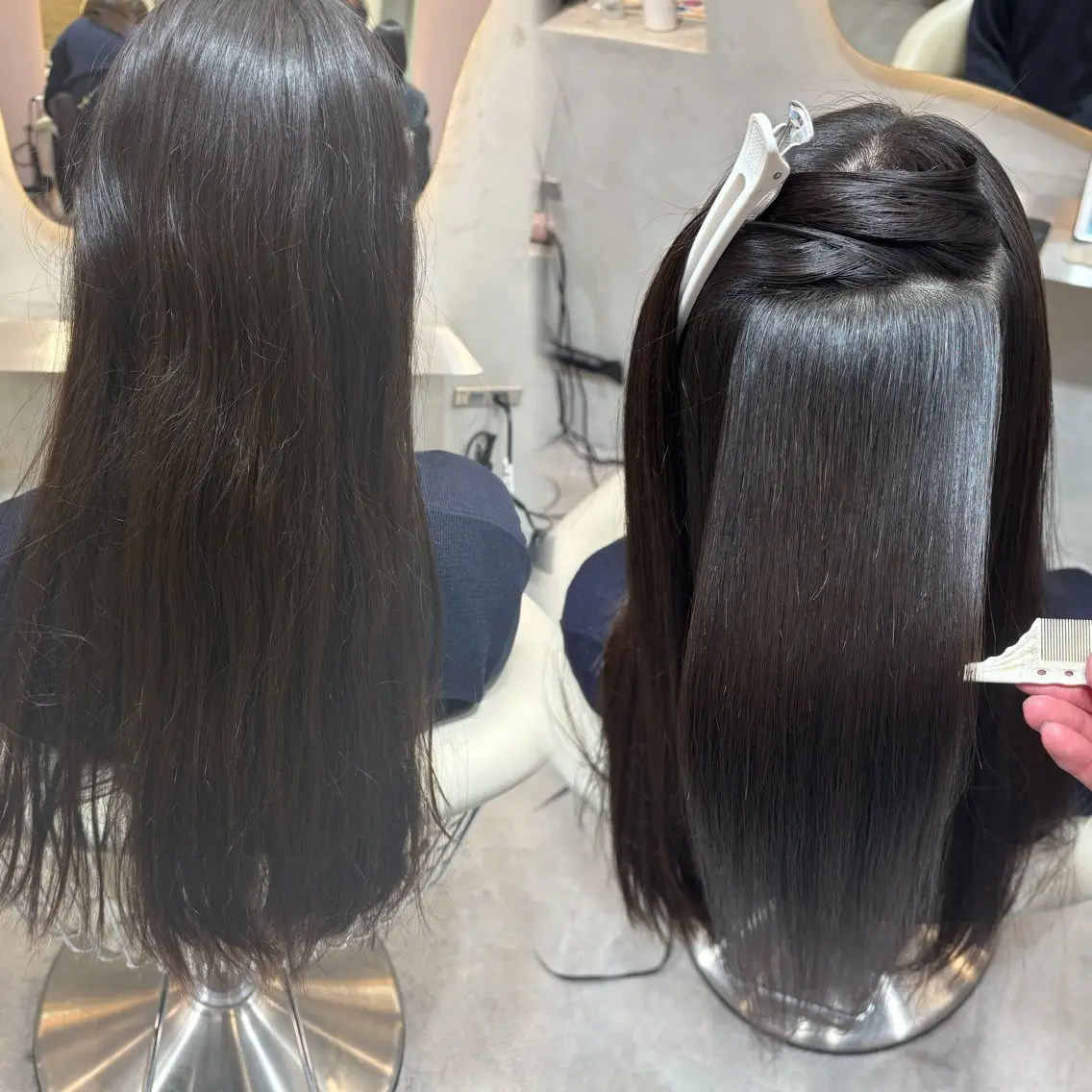 ロング ヘアアレンジ 髪質改善 縮毛矯正 縮毛矯正 トリートメント 艶髪特化/矯正/ 髪質改善/吉田光佑のヘアスタイル