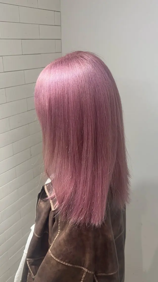 セミロング カット ヘアカラー トリートメント 💖艶髪&ブリーチ髪 質改善💖舜希のヘアスタイル