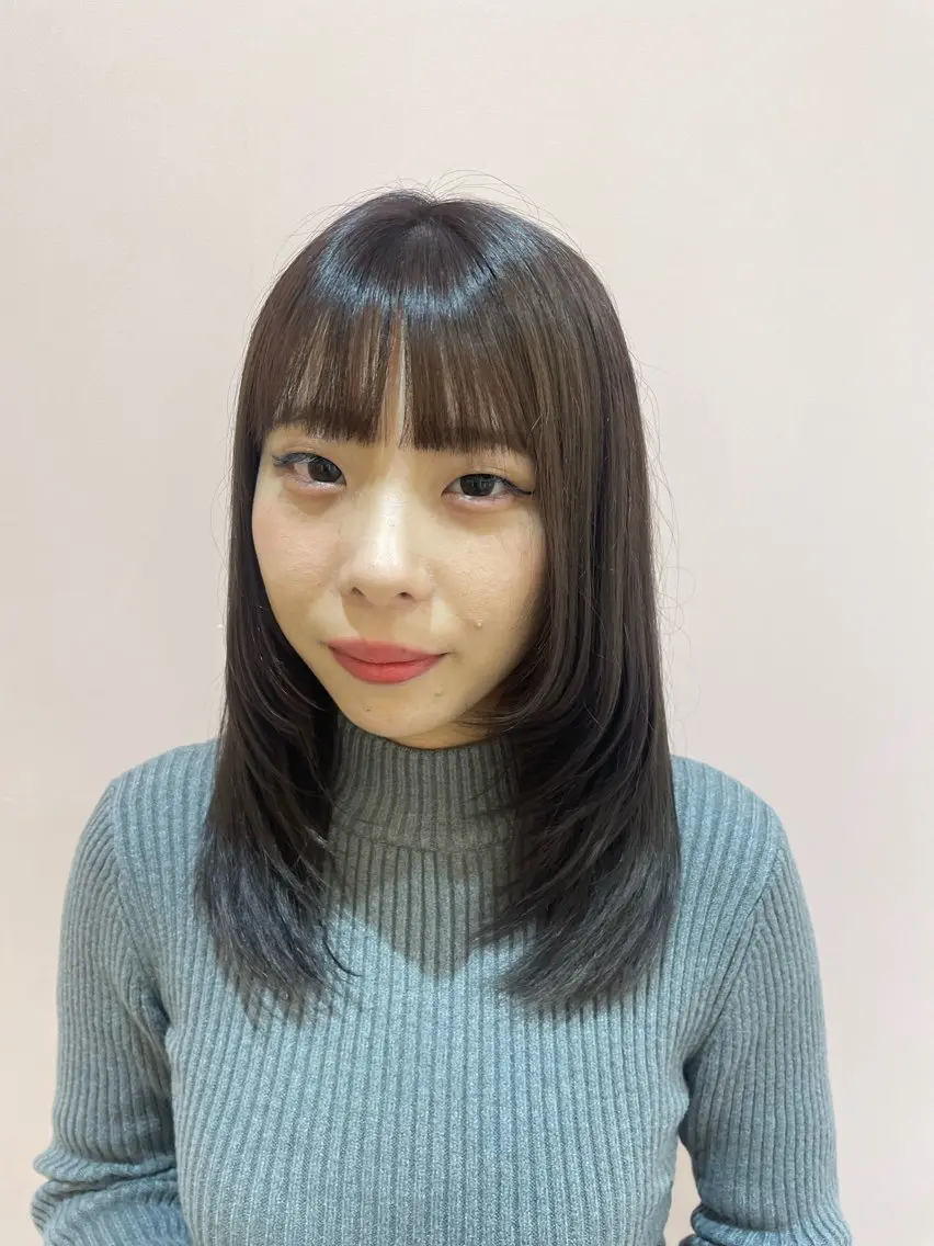 ワンカラー+2STEPトリートメント(ブラウンベースのカラー剤使用)の写真