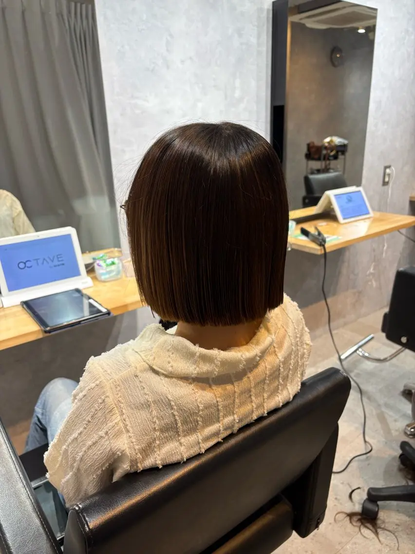 ミディアム カット 🫧透明感カラー☁️ 国分寺/むらさわ🧸のヘアスタイル