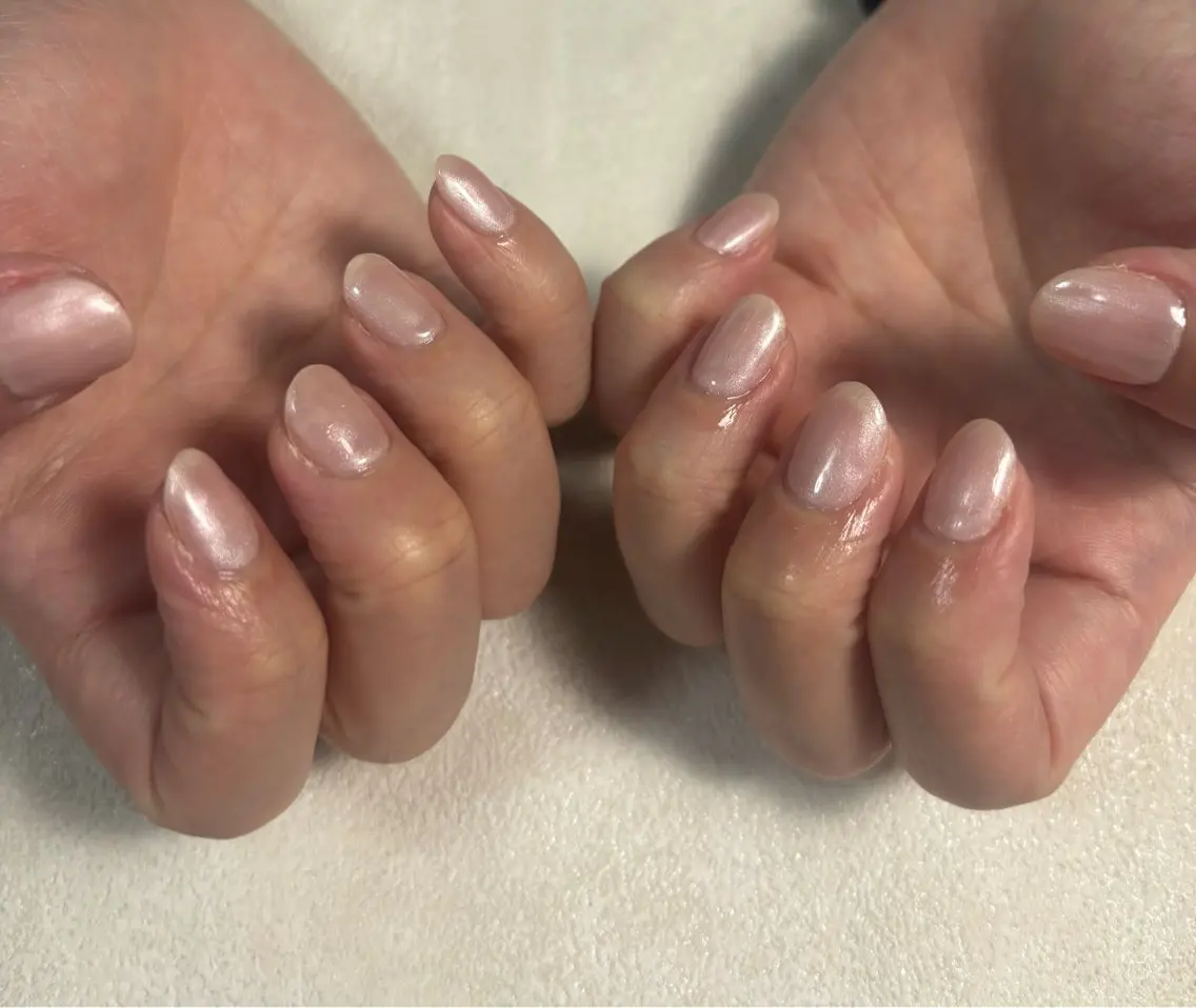 ネイル オーロラネイル フットネイル フレンチネイル ジェルネイル ハート ハンドネイル kiki nail たまプラーザのネイルデザイン