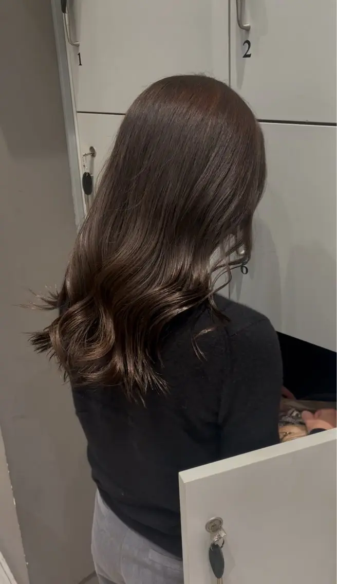 🎀艶カラー🎀➕スチーマー付き2pushトリートメント💕➕質感カット💇🏻♀️の写真