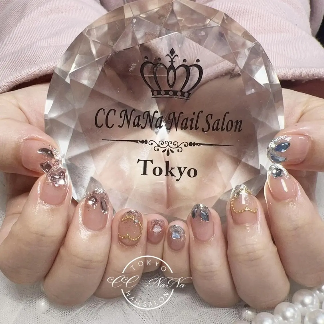 ネイル CC NaNa ワンホンネイル🌙Nのネイルデザイン