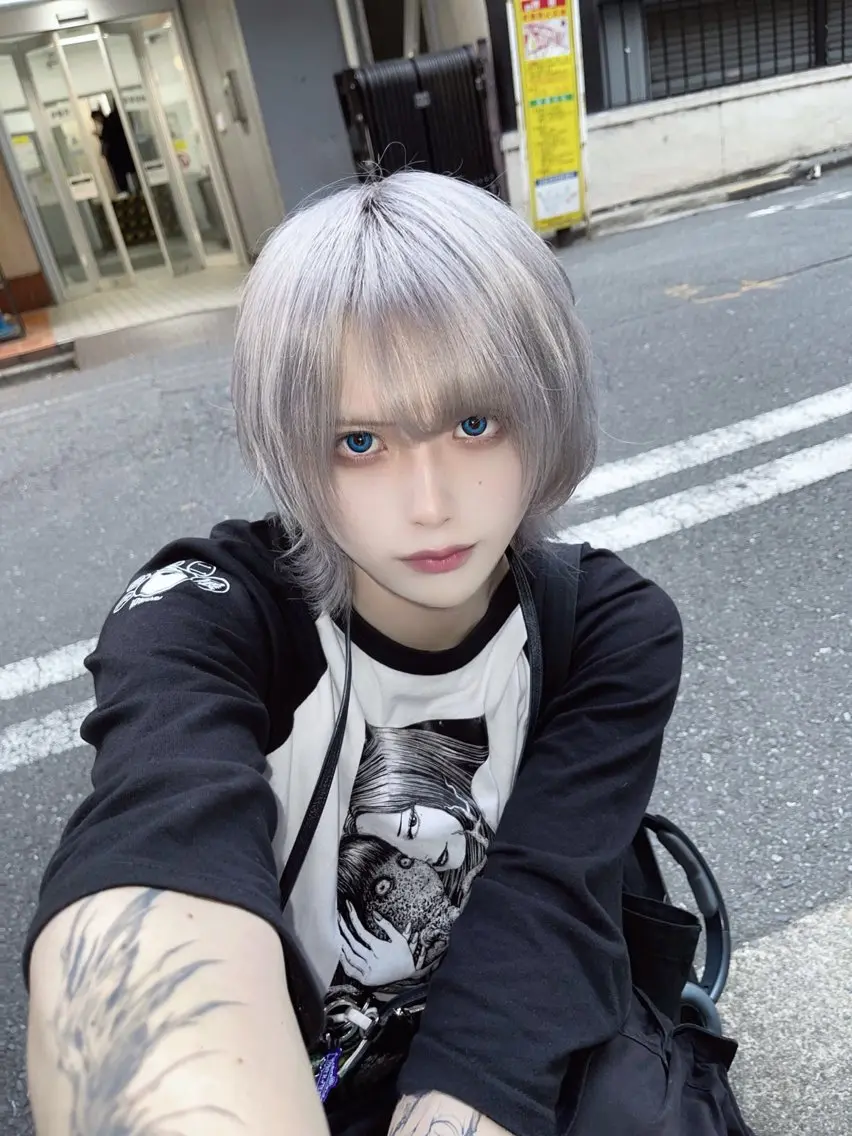 メンズ カット ヘアカラー トリートメント 森本 シェビーのヘアスタイル