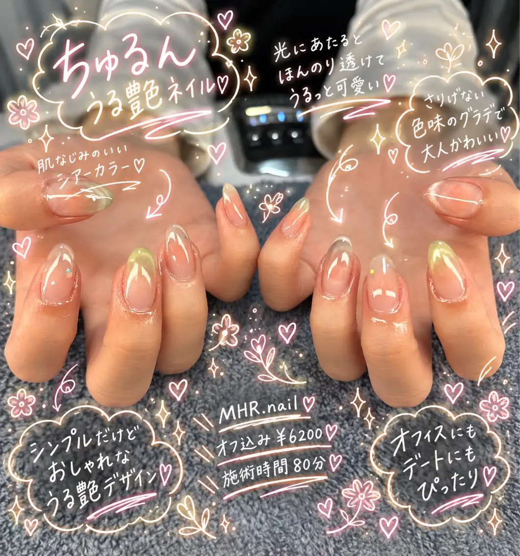 ネイル ハンドネイル フットネイル MHR nailのネイルデザイン