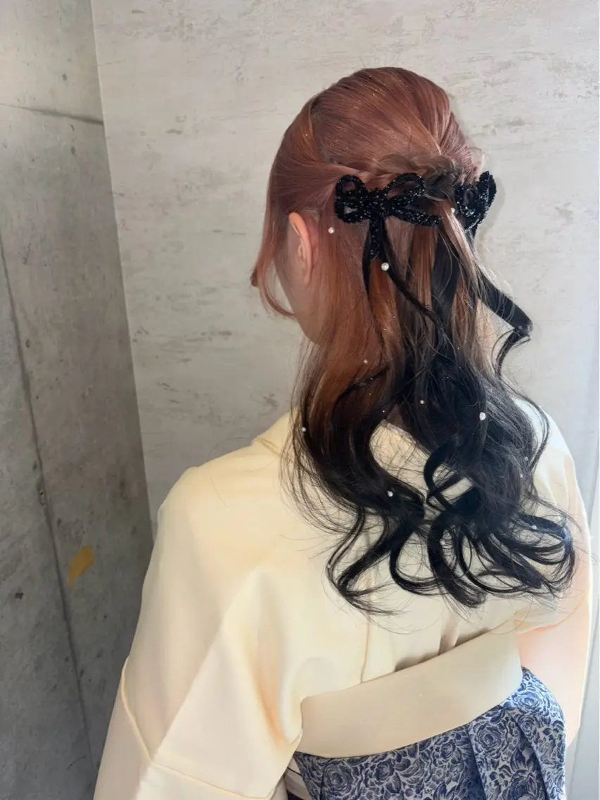 ロング ヘアアレンジ 美髪× ヘアセット✨Araiのヘアスタイル