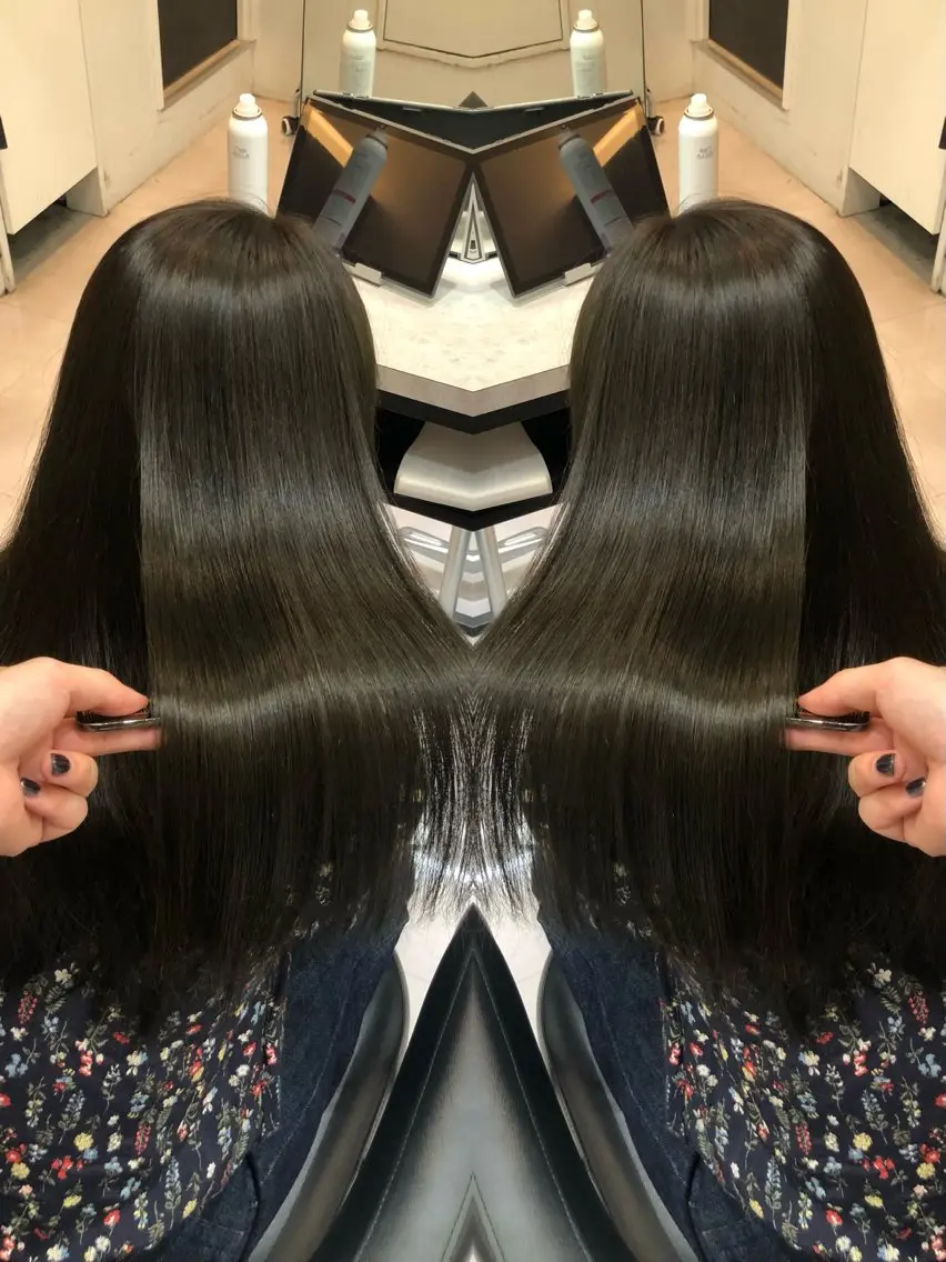 ロング カラー カット ヘアカラー トリートメント 🩵レイヤー✖︎ 髪質改善🩵リョウヤのヘアスタイル
