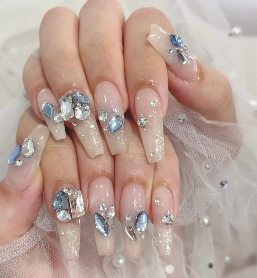 ネイル 韓国ネイル 持ち込み ニュアンスネイル ネイルチップ ハンドネイル TABI ANA.CHUOのネイルデザイン