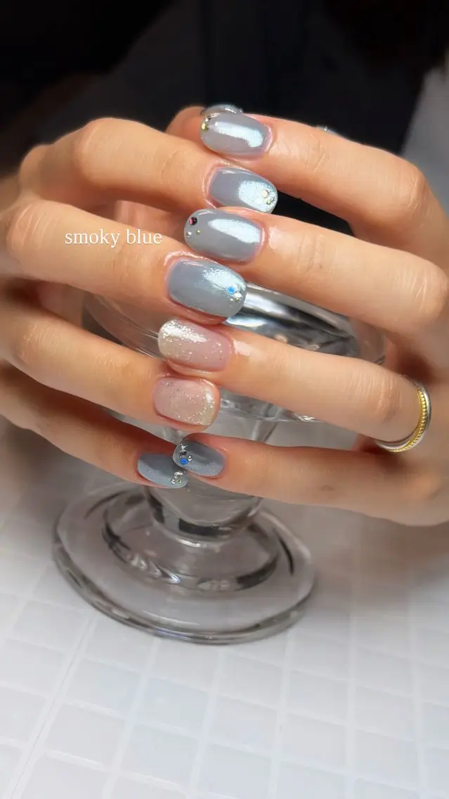 ネイル 持ち込み ニュアンスネイル シンプルネイル 春ネイル ハンドネイル 藤崎歩美 /自宅サロンのネイルデザイン