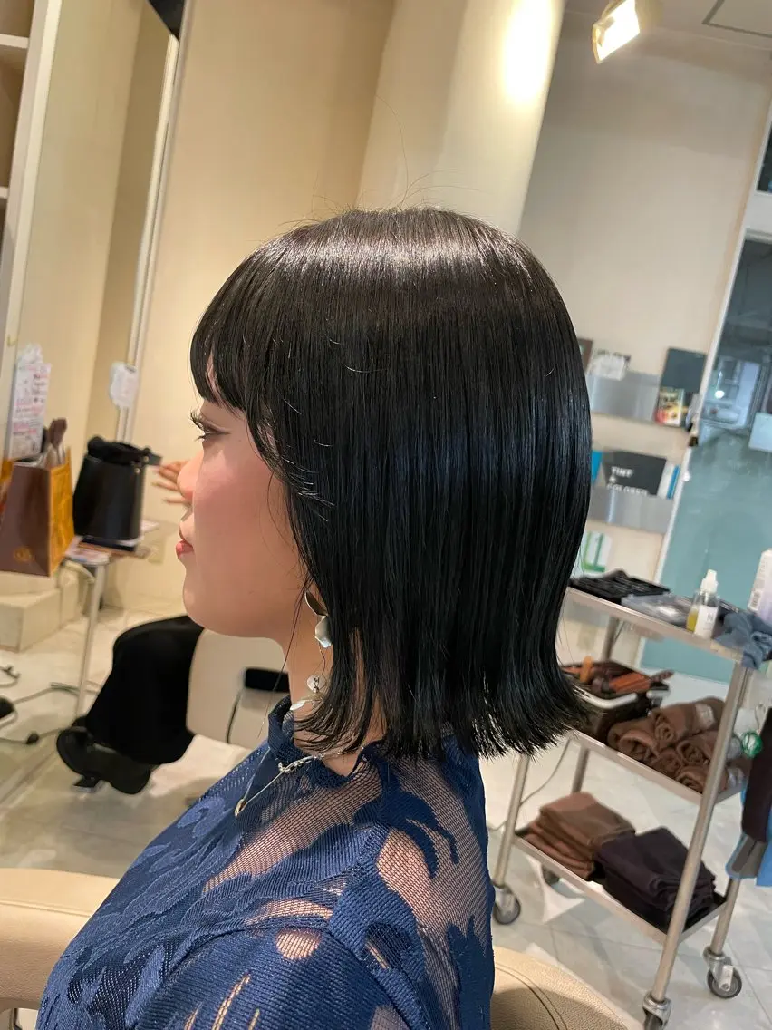 ミディアム カット 本田 卓也のヘアスタイル