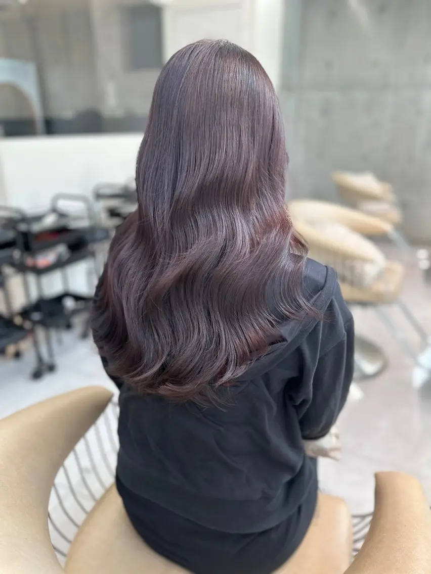 ミディアム カラー ヘアカラー トリートメント 《髪質改善✖️オリー ブ🧸》小嶋拓也のヘアスタイル