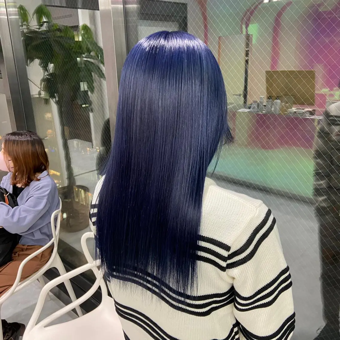 セミロング カラー レイヤー×透明感カラ ーHAYATOのヘアスタイル