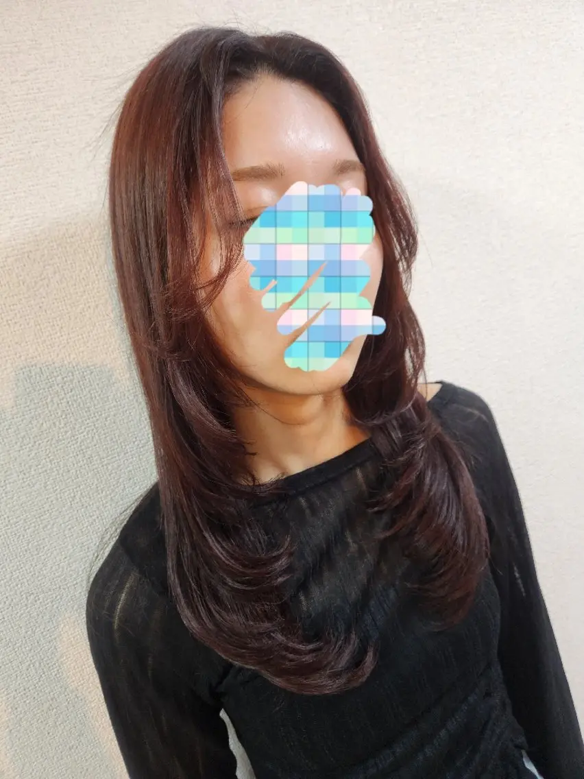 ロング ヘアアレンジ レイヤーカット ヘアセット サロンソレイユ(マツ エク/ヘアセット)のヘアスタイル