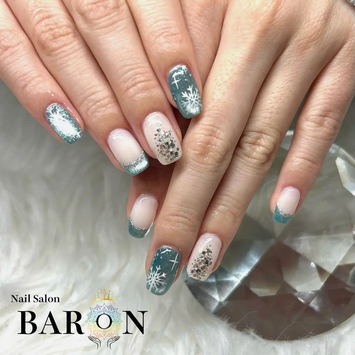 ネイル マグネットネイル ♛︎BARON♛︎ SUMIRE.のネイルデザイン