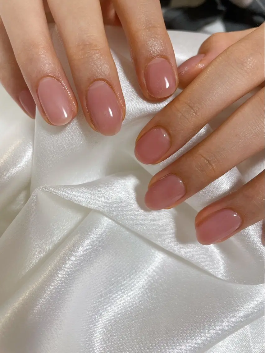 ネイル オーロラネイル 桜ネイル フラワーネイル フットネイル フレンチネイル ハンドネイル kikinail 溝の口のネイルデザイン