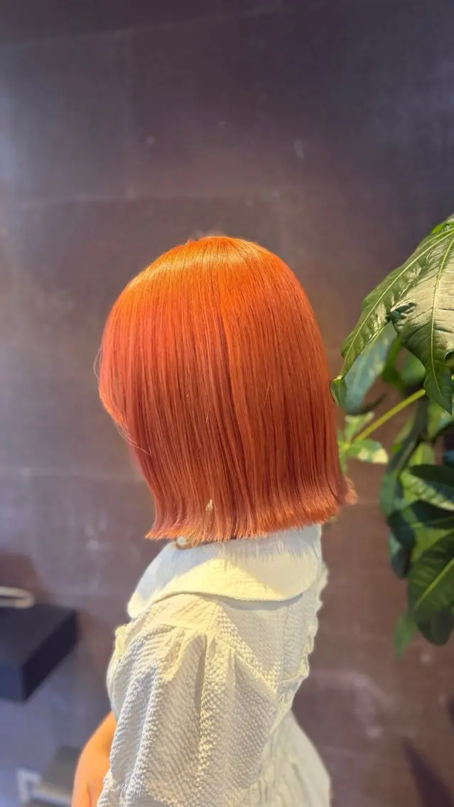 ミディアム カラー ヘアカラー トリートメント ブロンド⚡️複雑履歴 💛岡山駅💜ねねのヘアスタイル