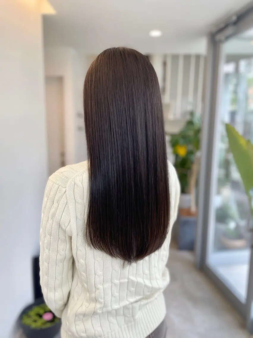 ロング クニモトハルナ ボブ/柔らかカラーのヘアスタイル