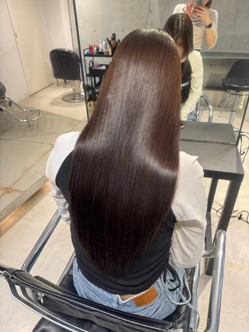 ロング カラー ヘアカラー トリートメント ヘアセット 🍀︎Reika 🍀のヘアスタイル