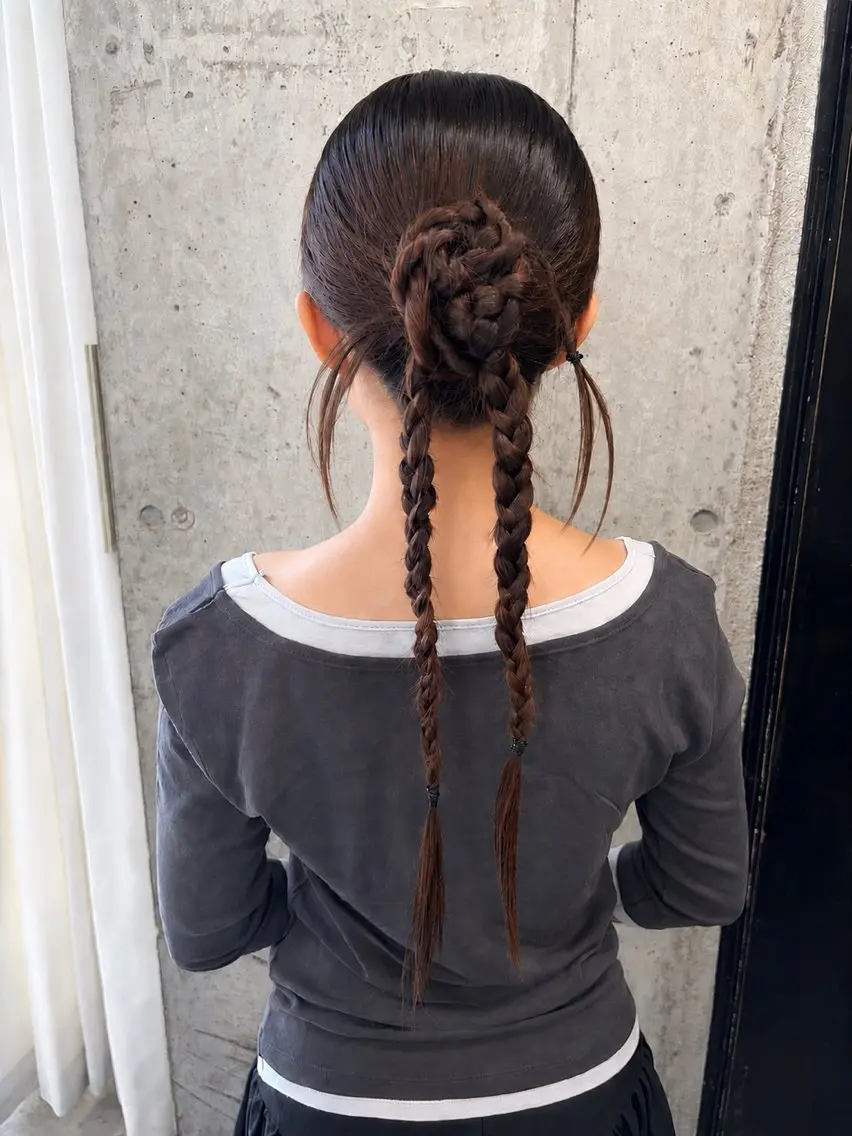 ロング ヘアアレンジ ヘアセット [lani ] konatsuのヘアスタイル